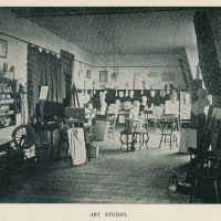 Seminary’s Art Studio is described in the 1902/1903 calendar as “amply, lighted from the north, and is abundantly supplied with models, casts and necessary equipment for still-life study.”