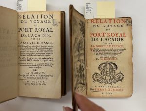 Relation du voyage du Port-Royal de l'Acadie, ou de la Nouvelle France