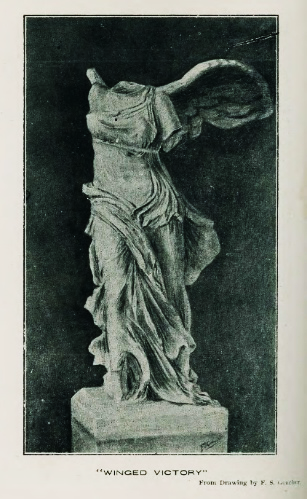 Fred S. Goucher, from St. Stephen, N.B., was a special student at the Seminary in 1907/1908. His work of the “Winged Victory” was featured in the June 1908 issue of the student newspaper.